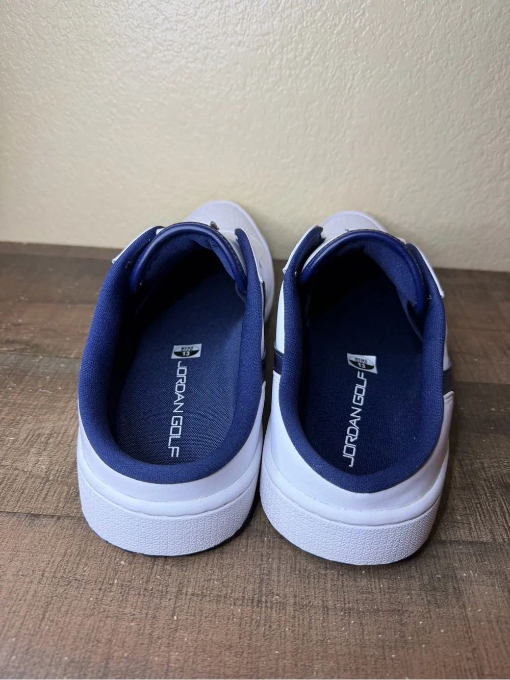 Air Jordan 1 Mule Golf “White Midnight Navy” - Size 13 Men.